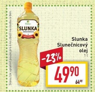 Slunečnicový olej Slunka