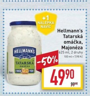 Tatarská omáčka Hellmann'