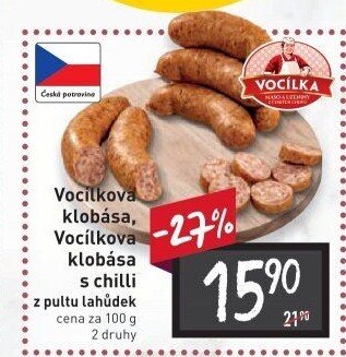 Vocílkova klobása Vocílka