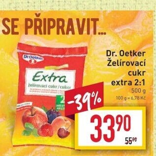 Želírovací cukr Extra Dr. Oetker