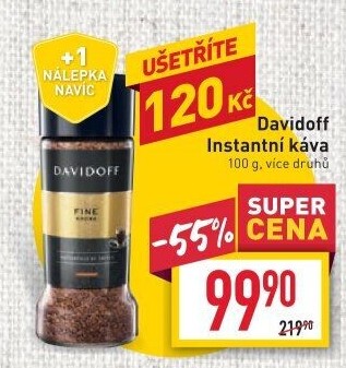 Instantní kávy Davidoff
