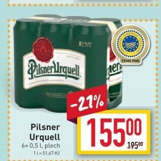 Pivo Pilsner Urquell
