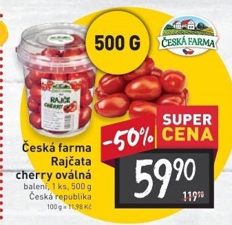 Rajčata cherry Česká farma
