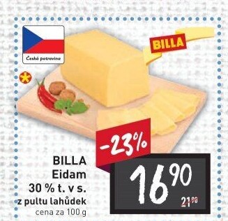 Sýr Eidam 30% Billa