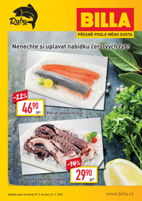 akční leták BILLA 25.5.2022-31.5.2022