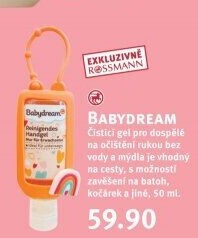 Čisticí gel na ruce Babydream