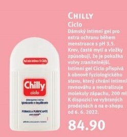 Intimní gel Intima Chilly