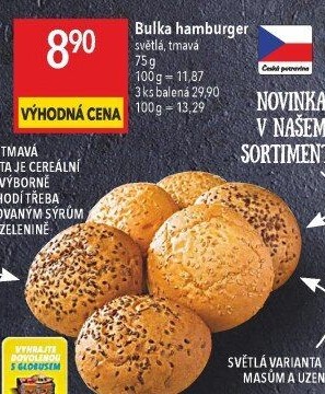 Bulka na hamburger