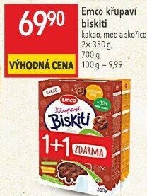 Cereálie Biskiti Emco