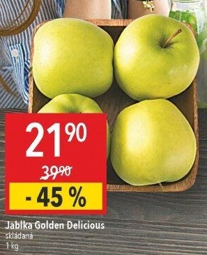 Jablka Golden Delicious