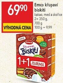 Cereálie Biskiti Emco