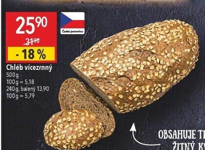 Chléb vícezrnný