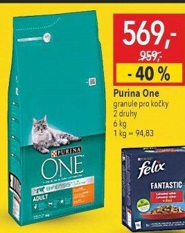 Granule pro kočky One Purina