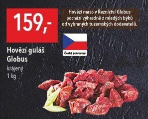 Hovězí maso na guláš Globus