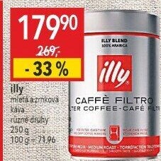 Mletá káva Espresso Illy