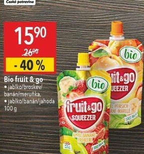 Ovocná dřeň bio fruit&amp