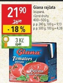 Pasírovaná rajčata Giana