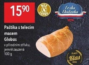 Paštika s telecím masem Játrovka Globus