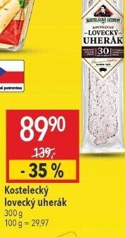 Salám Uherák lovecký Kostelecké uzeniny