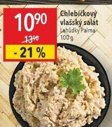 Salát vlašský chlebíčkový