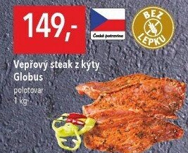 Steak vepřový z kýty Globus