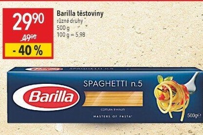 Těstoviny Barilla