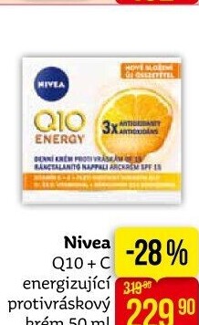 Krém pleťový energizující proti vráskám Q10 Energy Nivea