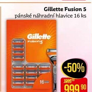 Náhradní hlavice pánské Fusion5 Gillette
