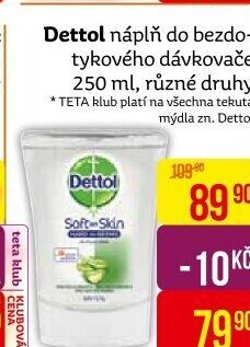 Tekuté mýdlo antibakteriální Dettol - náplň do bezdotykového dávkovače