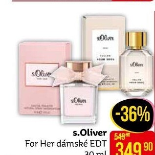 Toaletní voda dámská For Her s.Oliver