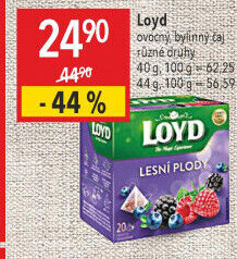 Čaj ovocný Loyd