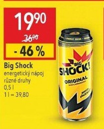 Energetický nápoj Big Shock