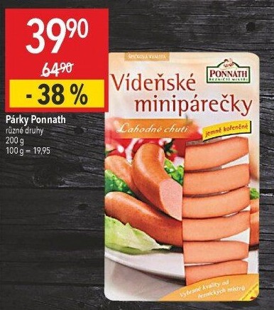 Minipárečky vídeňské Ponnath
