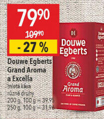 Mletá káva Grand Aroma Douwe Egberts