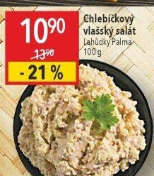Salát vlašský chlebíčkový