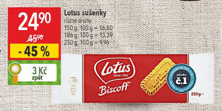 Sušenky Biscoff Lotus