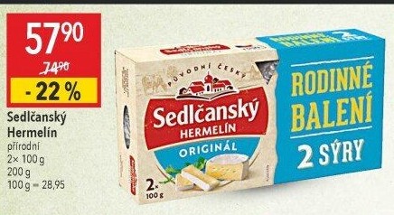 Sýr Hermelín Sedlčanský