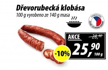 Dřevorubecká klobása