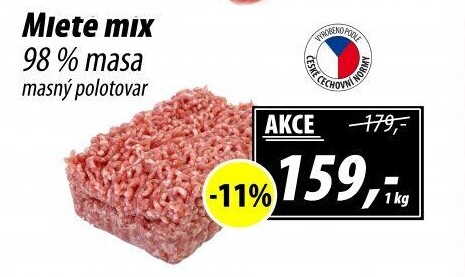 Mleté maso mix
