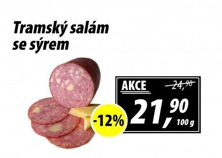 Salám trampský se sýrem