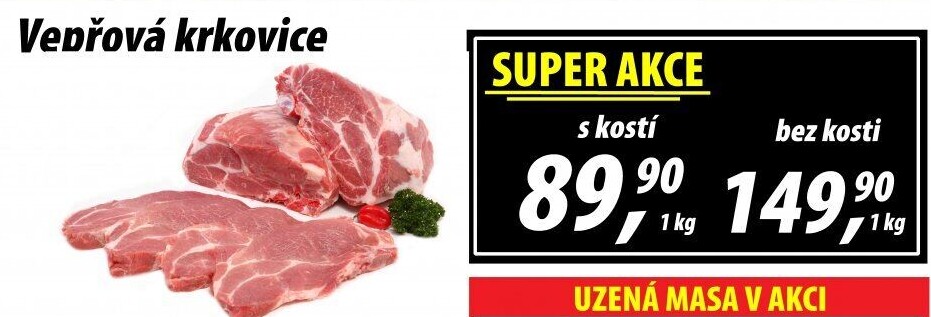 Vepřová krkovice s kostí