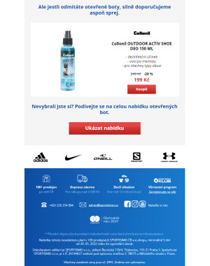 akční leták Sportisimo 29.5.2022-3.6.2022