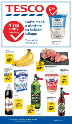 akční leták Tesco 1.6.2022-7.6.2022