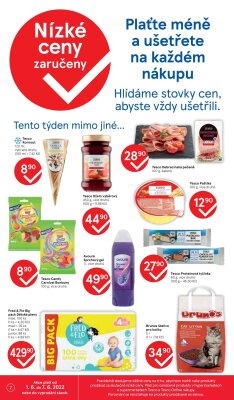 akční leták Tesco 1.6.2022-7.6.2022