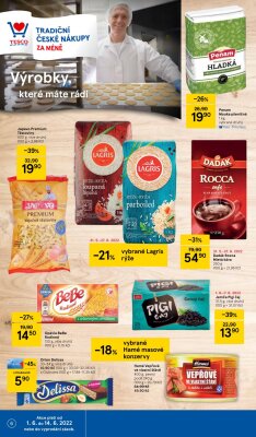 akční leták Tesco 1.6.2022-7.6.2022