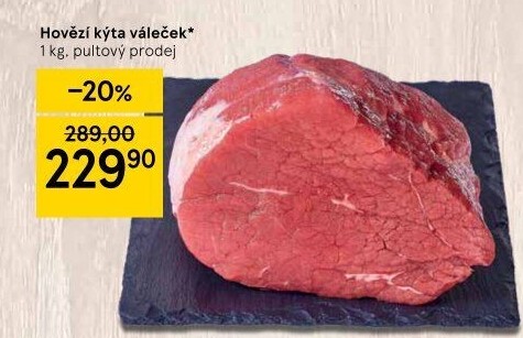 Hovězí kýta váleček