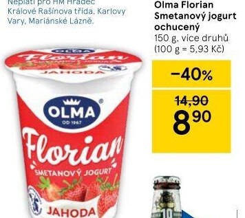 Jogurt smetanový Florian Olma