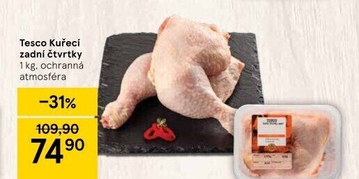 Kuřecí čtvrtky Tesco