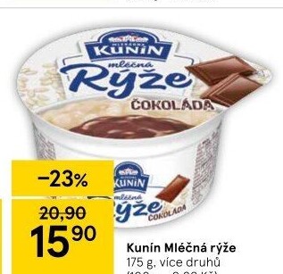 Mléčná rýže Kunín