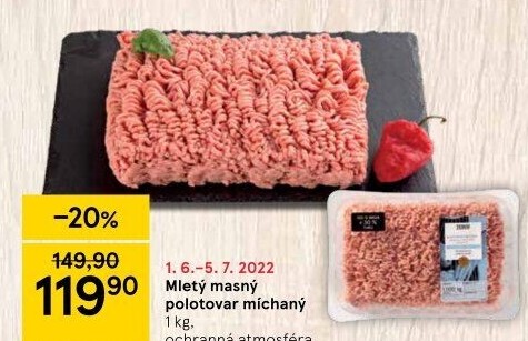 Mleté maso mix Tesco